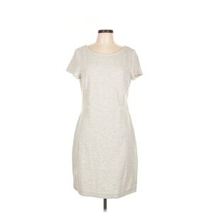 Banana Republic Light Gray Short Sleeve Shift Dress